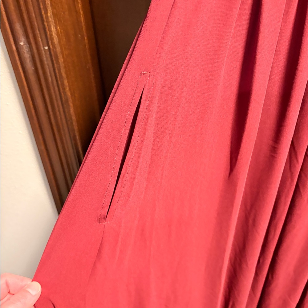 Birdy Grey Sleeveless Maxi Dress in Cabernet with Ruched Bodice - Picture 3 of 7